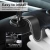 imageLivTee Car Seat Headrest Hook Car Headrest Hidden Hook 4 Pack Universal Auto Car Back Seat Hook Organizer for Purse Coat Car Interior Accessories GrayBlack