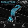imageLivTee Car Seat Headrest Hook Car Headrest Hidden Hook 4 Pack Universal Auto Car Back Seat Hook Organizer for Purse Coat Car Interior Accessories GrayBling Cyan