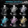 imageLivTee Car Seat Headrest Hook Car Headrest Hidden Hook 4 Pack Universal Auto Car Back Seat Hook Organizer for Purse Coat Car Interior Accessories GrayBling Cyan