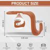 imageLivTee Car Seat Headrest Hook Car Headrest Hidden Hook 4 Pack Universal Auto Car Back Seat Hook Organizer for Purse Coat Car Interior Accessories GrayBrown