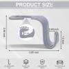imageLivTee Car Seat Headrest Hook Car Headrest Hidden Hook 4 Pack Universal Auto Car Back Seat Hook Organizer for Purse Coat Car Interior Accessories GrayGray