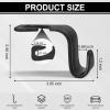 imageLivTee Car Seat Headrest Hook Car Headrest Hidden Hook 4 Pack Universal Auto Car Back Seat Hook Organizer for Purse Coat Car Interior Accessories GrayBlack