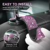 imageLivTee Car Seat Headrest Hook Car Headrest Hidden Hook 4 Pack Universal Auto Car Back Seat Hook Organizer for Purse Coat Car Interior Accessories GrayBling Pink