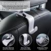 imageLivTee Car Seat Headrest Hook Car Headrest Hidden Hook 4 Pack Universal Auto Car Back Seat Hook Organizer for Purse Coat Car Interior Accessories GrayGray