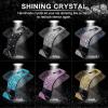 imageLivTee Car Seat Headrest Hook Car Headrest Hidden Hook 4 Pack Universal Auto Car Back Seat Hook Organizer for Purse Coat Car Interior Accessories GrayBling White