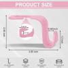 imageLivTee Car Seat Headrest Hook Car Headrest Hidden Hook 4 Pack Universal Auto Car Back Seat Hook Organizer for Purse Coat Car Interior Accessories GrayPink