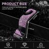 imageLivTee Car Seat Headrest Hook Car Headrest Hidden Hook 4 Pack Universal Auto Car Back Seat Hook Organizer for Purse Coat Car Interior Accessories GrayBling Pink