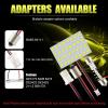 imageLivTee LED Interior Car Lights Accessories with 194 168 T10  DE3175  BA9S  64182112 578 Festoon Replacement Lighting for Cars Trucks Camper Led Interior Lights Map Trunk Dome Lights BlueGold Yellow