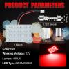 imageLivTee LED Interior Car Lights Accessories with 194 168 T10  DE3175  BA9S  64182112 578 Festoon Replacement Lighting for Cars Trucks Camper Led Interior Lights Map Trunk Dome Lights BlueRed