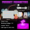 imageLivTee LED Interior Car Lights Accessories with 194 168 T10  DE3175  BA9S  64182112 578 Festoon Replacement Lighting for Cars Trucks Camper Led Interior Lights Map Trunk Dome Lights BluePurple