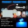 imageLivTee LED Interior Car Lights Accessories with 194 168 T10  DE3175  BA9S  64182112 578 Festoon Replacement Lighting for Cars Trucks Camper Led Interior Lights Map Trunk Dome Lights BlueIce Blue