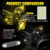 imageLivTee LED Interior Car Lights Accessories with 194 168 T10  DE3175  BA9S  64182112 578 Festoon Replacement Lighting for Cars Trucks Camper Led Interior Lights Map Trunk Dome Lights BlueGold Yellow