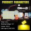 imageLivTee LED Interior Car Lights Accessories with 194 168 T10  DE3175  BA9S  64182112 578 Festoon Replacement Lighting for Cars Trucks Camper Led Interior Lights Map Trunk Dome Lights BlueGold Yellow