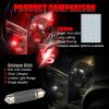 imageLivTee LED Interior Car Lights Accessories with 194 168 T10  DE3175  BA9S  64182112 578 Festoon Replacement Lighting for Cars Trucks Camper Led Interior Lights Map Trunk Dome Lights BlueRed