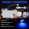 imageLivTee LED Interior Car Lights Accessories with 194 168 T10  DE3175  BA9S  64182112 578 Festoon Replacement Lighting for Cars Trucks Camper Led Interior Lights Map Trunk Dome Lights BlueBlue