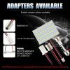 imageLivTee LED Interior Car Lights Accessories with 194 168 T10  DE3175  BA9S  64182112 578 Festoon Replacement Lighting for Cars Trucks Camper Led Interior Lights Map Trunk Dome Lights BlueXenon White
