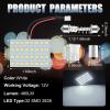 imageLivTee LED Interior Car Lights Accessories with 194 168 T10  DE3175  BA9S  64182112 578 Festoon Replacement Lighting for Cars Trucks Camper Led Interior Lights Map Trunk Dome Lights BlueXenon White