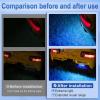 imageLivTee License Plate LED Light Extremely Bright Assembly for Trailer UTV ATV Truck RV Boat Xenon White6000KBlue