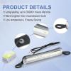 imageLivTee License Plate LED Light Extremely Bright Assembly for Trailer UTV ATV Truck RV Boat Xenon White6000KIce Blue