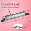 imageLivTee License Plate LED Light Extremely Bright Assembly for Trailer UTV ATV Truck RV Boat Xenon White6000KRed