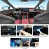 imageLivTee Smart LED Car Lights Interior with USB Port LED Strip Fiber Optic Ambient Lighting Car Wireless App Control Sync to Music Car Decorations Interior Accessories Gifts for Women Men 5 in 1Fiber Optic Lights6 in 1