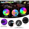 imageLivTee Smart LED Car Lights Interior with USB Port LED Strip Fiber Optic Ambient Lighting Car Wireless App Control Sync to Music Car Decorations Interior Accessories Gifts for Women Men 5 in 1Fiber Optic Lights6 in 1
