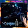 imageLivTee Smart LED Car Lights Interior with USB Port LED Strip Fiber Optic Ambient Lighting Car Wireless App Control Sync to Music Car Decorations Interior Accessories Gifts for Women Men 5 in 1Fiber Optic Lights5 in 1