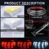 imageLivTee Truck Tailgate Light Bar 60quot LED Strip with Red Running Brake White Reverse Red Turning Signals Lights Car Truck Accessories for Men  IP68 WaterproofSingle Row