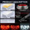 imageLivTee Truck Tailgate Light Bar 60quot LED Strip with Red Running Brake White Reverse Red Turning Signals Lights Car Truck Accessories for Men  IP68 WaterproofDouble Row