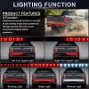 imageLivTee Truck Tailgate Light Bar 60quot LED Strip with Red Running Brake White Reverse Red Turning Signals Lights Car Truck Accessories for Men  IP68 WaterproofSingle Row