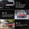 imageLivTee Truck Tailgate Light Bar 60quot LED Strip with Red Running Brake White Reverse Red Turning Signals Lights Car Truck Accessories for Men  IP68 WaterproofDouble Row