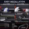 imageLivTee Truck Tailgate Light Bar 60quot LED Strip with Red Running Brake White Reverse Red Turning Signals Lights Car Truck Accessories for Men  IP68 WaterproofTriple Row
