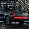 imageLivTee Truck Tailgate Light Bar 60quot LED Strip with Red Running Brake White Reverse Red Turning Signals Lights Car Truck Accessories for Men  IP68 WaterproofTriple Row