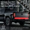 imageLivTee Truck Tailgate Light Bar 60quot LED Strip with Red Running Brake White Reverse Red Turning Signals Lights Car Truck Accessories for Men  IP68 WaterproofSingle Row