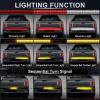 imageLivTee Truck Tailgate Light Bar 60quot LED Strip with Red Running Brake White Reverse Red Turning Signals Lights Car Truck Accessories for Men  IP68 WaterproofTriple Row
