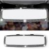 imageLivTee Bling Car Rearview Mirror Car Bling Decorations Rear View Mirror with HD Glass Bling Car Interior Accessories for Women and Teens  BlueBlack