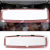 imageLivTee Bling Car Rearview Mirror Car Bling Decorations Rear View Mirror with HD Glass Bling Car Interior Accessories for Women and Teens  BlueRed