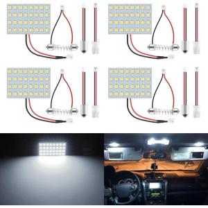 imageLivTee LED Interior Car Lights Accessories with 194 168 T10  DE3175  BA9S  64182112 578 Festoon Replacement Lighting for Cars Trucks Camper Led Interior Lights Map Trunk Dome Lights BlueXenon White
