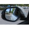 imageLivTee 2PCS Fan Blind Spot Mirror HD Glass and ABS Housing Convex Wide Angle Rearview Mirror with Adjustable Stick for Universal Car BlackWhite