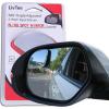 imageLivTee 2PCS Fan Blind Spot Mirror HD Glass and ABS Housing Convex Wide Angle Rearview Mirror with Adjustable Stick for Universal Car BlackWhite
