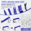 imageLivTee 5 pcs Auto Trim Removal Tool Kit No Scratch Plastic Pry Tool Kit  Interior Door Panel Clip Fastener Removal Set for Vehicle Dash Radio Audio Installer BlueBlue