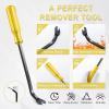 imageLivTee 5 pcs Auto Trim Removal Tool Kit No Scratch Plastic Pry Tool Kit  Interior Door Panel Clip Fastener Removal Set for Vehicle Dash Radio Audio Installer BlueYellow