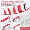 imageLivTee 5 pcs Auto Trim Removal Tool Kit No Scratch Plastic Pry Tool Kit  Interior Door Panel Clip Fastener Removal Set for Vehicle Dash Radio Audio Installer BlueRed
