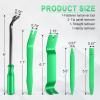 imageLivTee 5 pcs Auto Trim Removal Tool Kit No Scratch Plastic Pry Tool Kit  Interior Door Panel Clip Fastener Removal Set for Vehicle Dash Radio Audio Installer BlueGreen