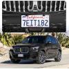 imageLivTee American Flag License Plate Frames 4 Holes Stainless Steel License Plate Covers 2PCS License Plate Holder Automotive Exterior AccessoriesWhite ampamp BlackBlack