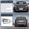 imageLivTee American Flag License Plate Frames 4 Holes Stainless Steel License Plate Covers 2PCS License Plate Holder Automotive Exterior AccessoriesWhite ampamp BlackBlack