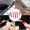 imageLivTee Auto Trim Removal Tool Kit Clip Fastener Remover Pry Tools Set100 Pcs Bumper Retainer Clips Car Plastic Rivets Fasteners Push Retainer Kit with 6 Pcs Storage Removal Tool Blue1006Red