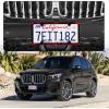 imageLivTee Flower Floral License Plate Frames 4 Holes Stainless Steel License Plate Covers 2PCS Car License Plate Holder Automotive Exterior AccessoriesBlood