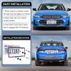 imageLivTee Flower Floral License Plate Frames 4 Holes Stainless Steel License Plate Covers 2PCS Car License Plate Holder Automotive Exterior AccessoriesColorful