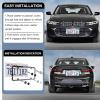 imageLivTee Flower Floral License Plate Frames 4 Holes Stainless Steel License Plate Covers 2PCS Car License Plate Holder Automotive Exterior AccessoriesFlag BG